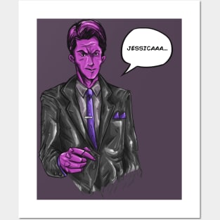 Mr. Purple man Posters and Art
